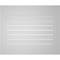 Ekena Millwork Vertical Surface Mount PVC Gable Vent: Functional, w/ 3-1/2"W x 1"P Standard Frame, 34"W x 28"H GVPVE34X2801SF - alternate 5